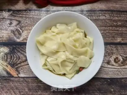Make Scratch sauce and dumpling skin step 6