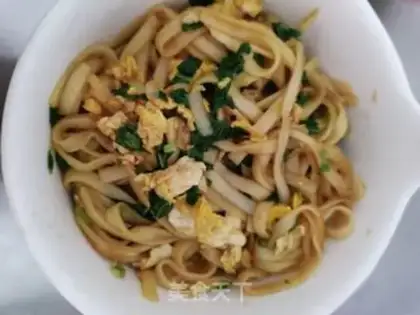 Make Mint egg noodles step 9