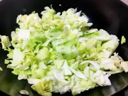 Make Cabbage broccoli step 2