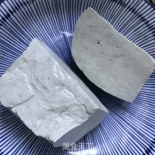 Make The fragrance with black tofu step 0