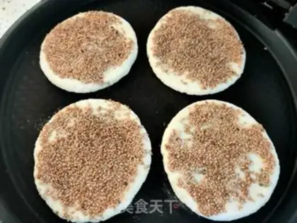 Make A groceries sesame pancakes step 18