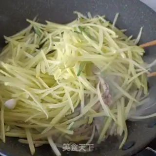 Make Wild onions with potatoes step 6