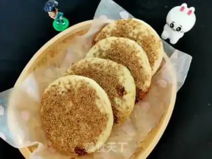 Make A groceries sesame pancakes step 22