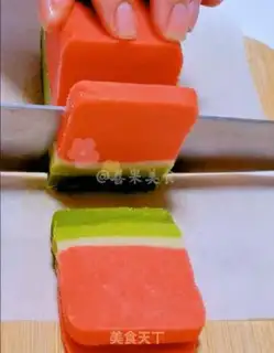 Make Watermelon small cubes step 5