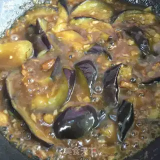 Make Garlic meat and eggplant step 8