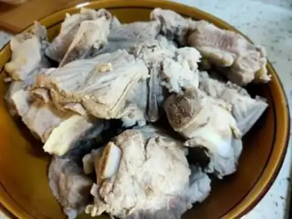 Make Red burn ribs step 1