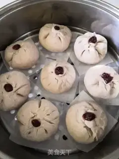 Make Red bean buns step 5