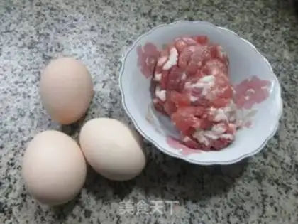 Make Meat and eggs step 0