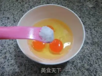 Make Meat and eggs step 1