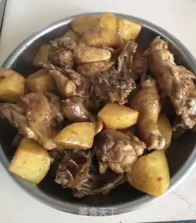 Make Potato steamed chicken step 5