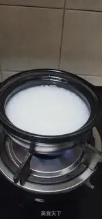 Make Porridge of a fish ball step 2