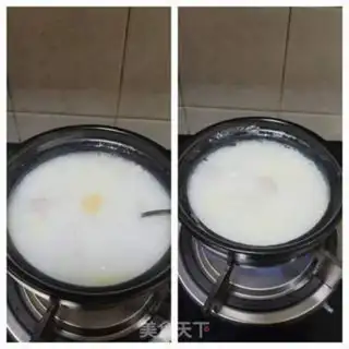 Make Porridge of a fish ball step 5