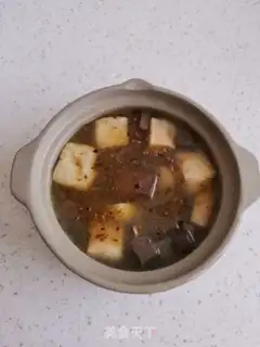 Make Duck blood fan soup step 11