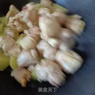 Make Chicken calf and potatoes step 4