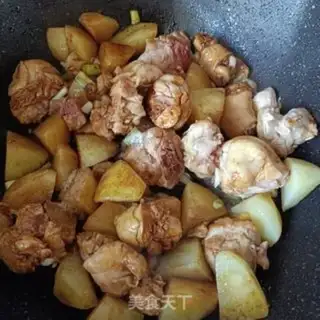 Make Chicken calf and potatoes step 5