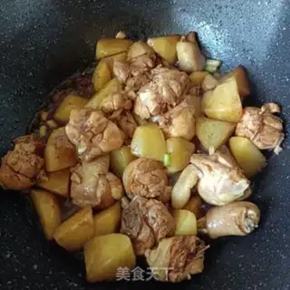 Make Chicken calf and potatoes step 6