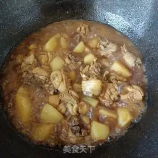Make Chicken calf and potatoes step 7