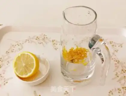 Make ♪ Berry lemon gold ♪ step 1
