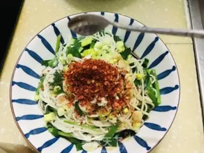 Make Oily noodles step 6