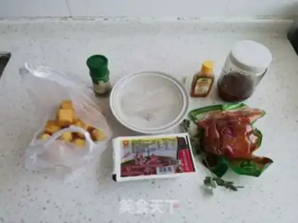 Make Duck blood fan soup step 0