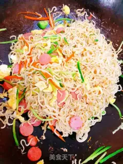 Make Fried noodles step 3
