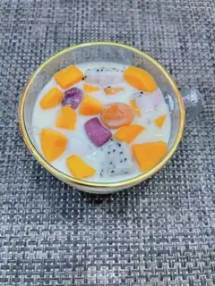 Make Milk and fruit tacos step 10