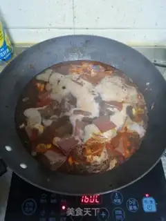 Make Duck blood fan soup step 5