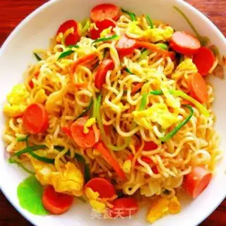 Make Fried noodles step 4