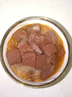Make Duck blood fan soup step 6