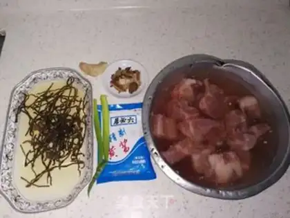 Make ♪ Bean-fruit chops with halogen eggs ♪ step 0