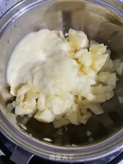 Make Porridge pineapple sauce step 2