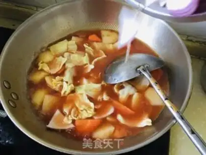 Make Family borscht step 5
