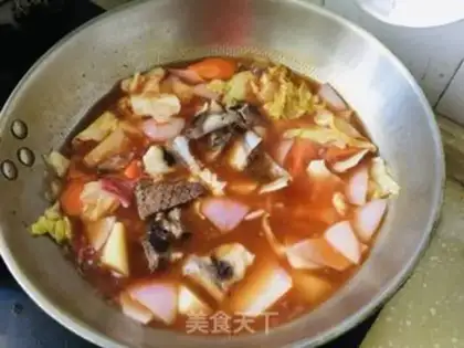Make Family borscht step 8