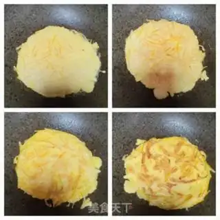 Make Pumpkin egg pancakes step 4