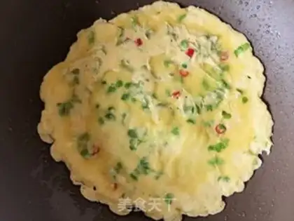 Make Chicken caterpillar and egg pancakes step 8