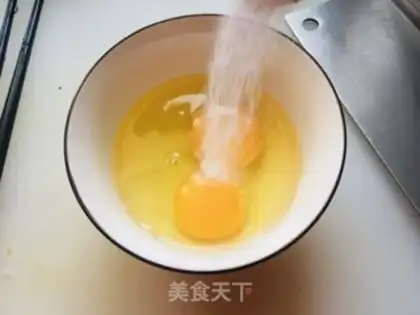 Make ♪ ♪ ♪ ♪ Lotus bouquet powdered eggs ♪ step 4