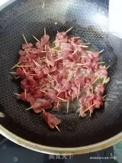 Make Toothpick beef step 7