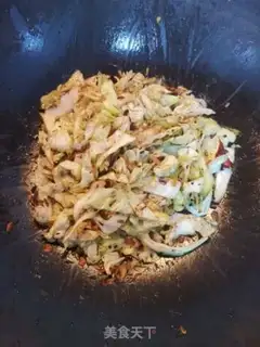 Make Round cabbage and shrimp step 3