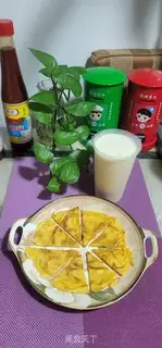 Make Pumpkin egg pancakes step 7