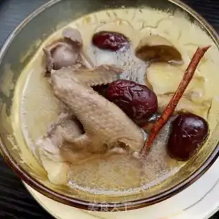 Make Five fingers of peach pigeon soup step 9