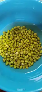 Make oatmeal green bean milk step 0