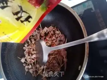 Make Toothpick beef step 9