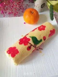 Make Paint cake rolls step 11