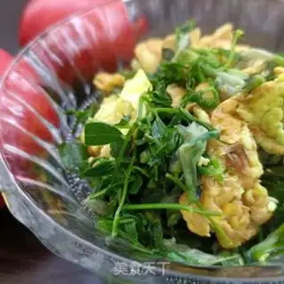 Make Eggs and wild peas step 12