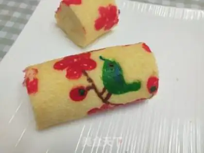 Make Paint cake rolls step 13