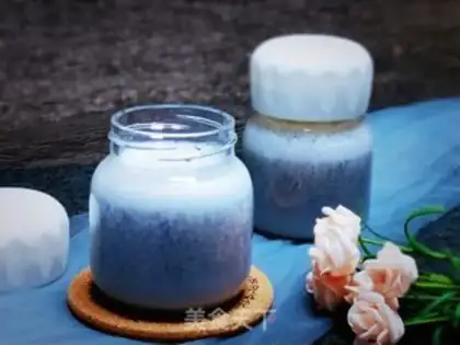 Make Banana blueberry milkshake step 6