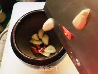 Make Garlic beans step 5