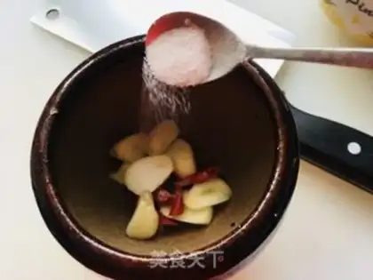 Make Garlic beans step 6