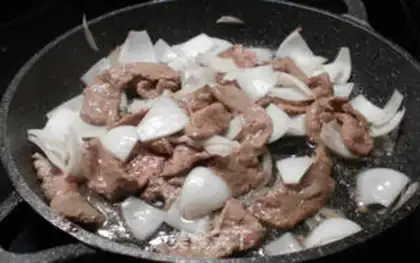 Make Mongol beef step 6