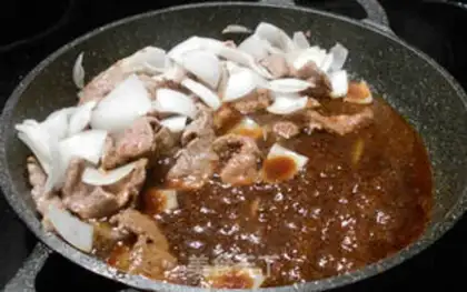 Make Mongol beef step 7